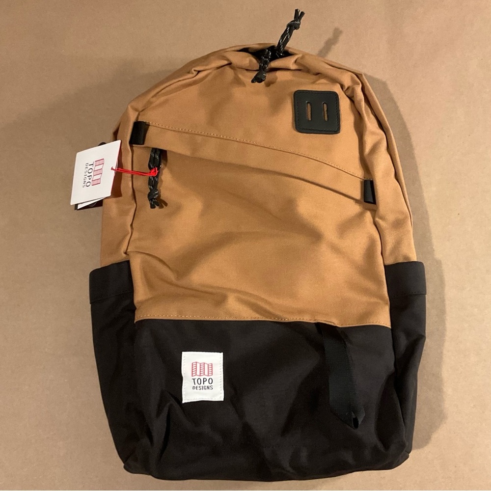 Topo Designs 20L Classic Daypack in Khaki & Black